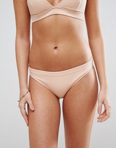 Бикини трусы-хипстеры в рубчик ASOS - Розовый