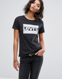 Футболка с логотипом Levis - Черный Levis®