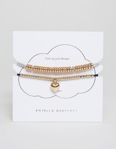 Набор из двух позолоченных браслетов Estella Bartlett Anna &amp; Liberty - Золотой