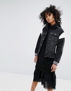 Спортивная куртка в винтажном стиле AllSaints - Черный