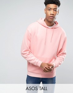 Oversize-худи розового цвета ASOS TALL - Розовый