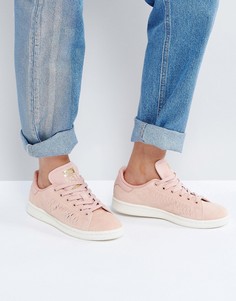 Кроссовки кораллового цвета adidas Originals Stan Smith - Розовый