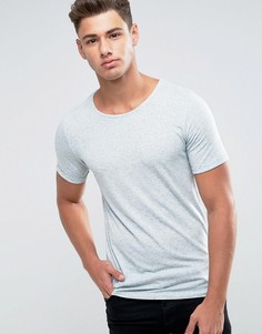 Меланжевая футболка Jack &amp; Jones Premium - Серый