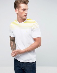 Белая облегающая футболка в градиентную полоску Original Penguin - Белый