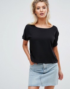 Топ свободного покроя с принтом Vero Moda - Черный