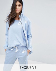 Голубой классический спортивный худи на молнии Nike эксклюзивно для ASOS - Мульти