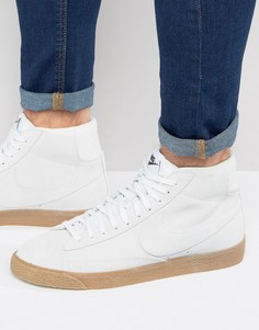 Белые кроссовки средней высоты Nike 429988-103 - Белый