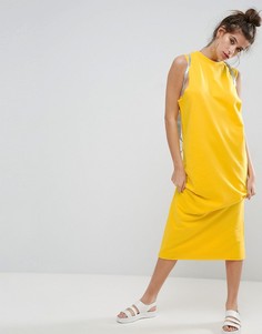 Платье-свитшот макси без рукавов ASOS - Желтый