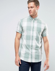 Рубашка в клетку с короткими рукавами Jack &amp; Jones Originals - Зеленый