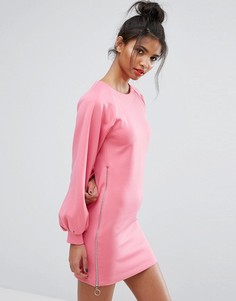 Трикотажное платье мини ASOS - Розовый