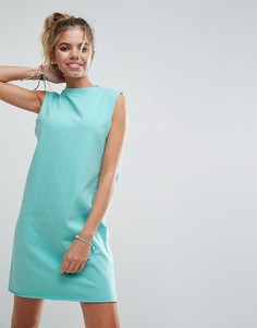 Трикотажное платье без рукавов ASOS - Зеленый