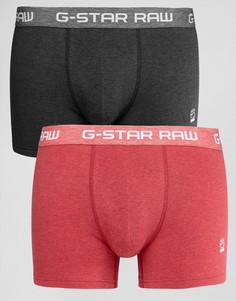 Комплект из 2 пар боксеров-брифов (красный/черный) G-Star Raw - Мульти