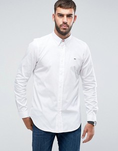 Белая строгая оксфордская рубашка с логотипом на груди PS by Paul Smith - Белый
