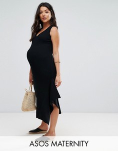Вязаное платье ASOS Maternity - Черный