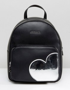 Рюкзак с сердечком Love Moschino - Черный