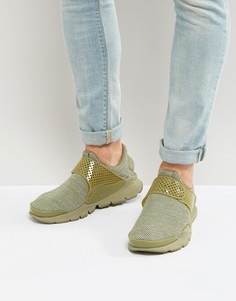 Дышащие зеленые кроссовки с манжетами Nike 909551-200 - Зеленый