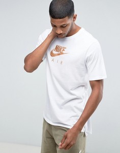 Белая футболка Nike Air Heritage Virus Ink 847521-100 - Белый
