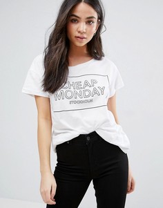 Футболка с логотипом Cheap Monday - Белый