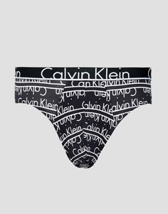 Хлопковые трусы Calvin Klein ID - Черный