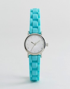 Часы с неоновым силиконовым ремешком New Look - Синий