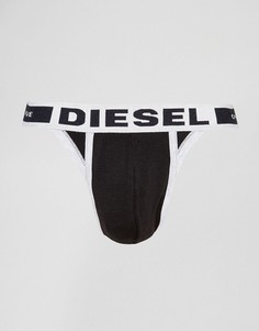 Черные трусы Diesel Jock Strap In Hero Fit - Черный