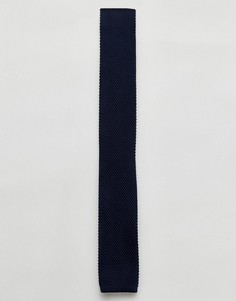 Вязаный галстук Selected Homme - Темно-синий