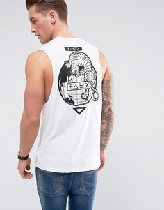 Майка с принтом на спине Friend or Faux Ainscough - Белый