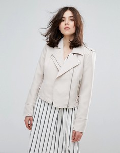 Куртка из искусственной кожи Vero Moda - Кремовый