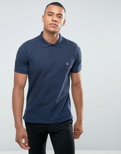 Футболка-поло слим Original Penguin - Темно-синий