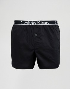 Тканые боксеры скинни Calvin Klein - Черный