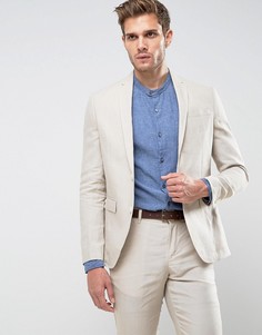 Приталенный льняной пиджак Jack &amp; Jones Premium - Рыжий
