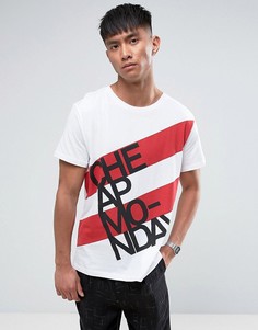 Футболка с логотипом Cheap Monday Standard - Белый