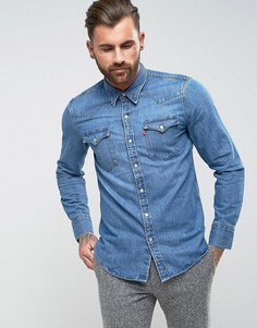 Джинсовая рубашка в стиле вестерн Levis Barstow - Синий Levis®