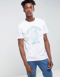 Белая футболка с принтом медведя Levis - Белый Levis®