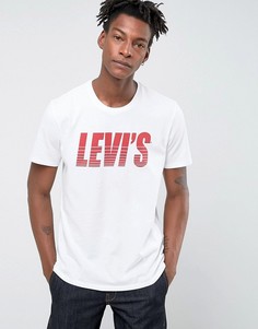 Белая футболка с принтом логотипа Levis - Белый Levis®