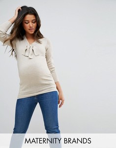 Джемпер с бантом Mamalicious - Золотой Mama.Licious