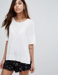 Легкий трикотажный джемпер Selected - Белый