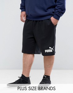Черные трикотажные шорты Puma PLUS ESS No.1 83826101 - Черный