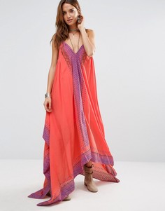 Платье макси Free People Merida - Розовый