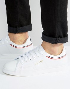 Кожаные кроссовки Fred Perry Sidespin - Белый