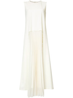 длинное плиссированное платье Maison Margiela