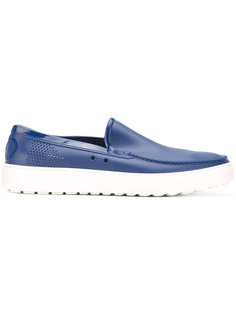 лоферы с перфорацией сбоку Salvatore Ferragamo