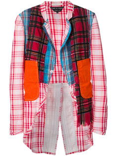 patchwork plaid jacket  Comme Des Garçons Vintage