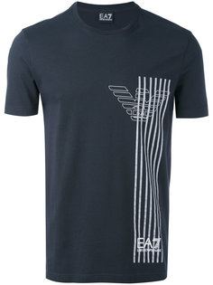 logo print T-shirt Ea7 Emporio Armani