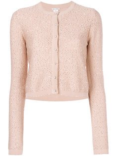 sparkly cropped cardigan Oscar de la Renta