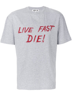 Live Fast Die print T-shirt McQ Alexander McQueen
