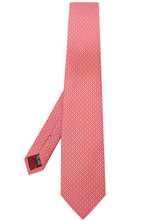 double Gancio print tie Salvatore Ferragamo