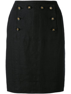 straight panel skirt Chanel Vintage