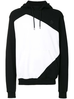 colour block hoodie Versus