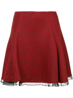 юбка с кружевным подолом Red Valentino